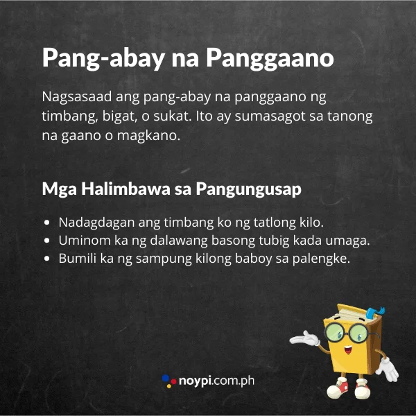 Pang-abay na Panggaano Image