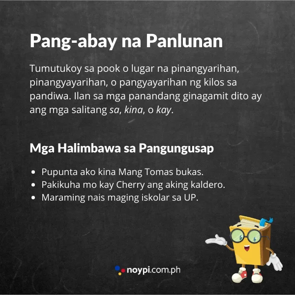 Pang-abay na Panlunan Image