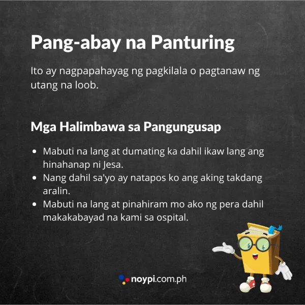 Pang-abay na Panturing Image