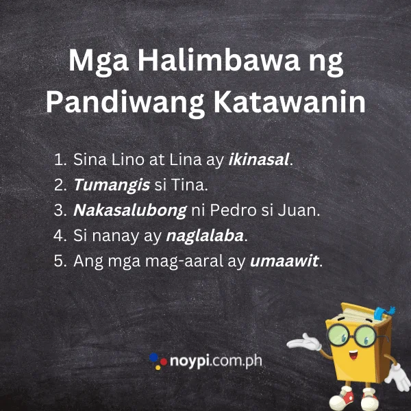 Mga Halimbawa ng Pandiwang Katawanin