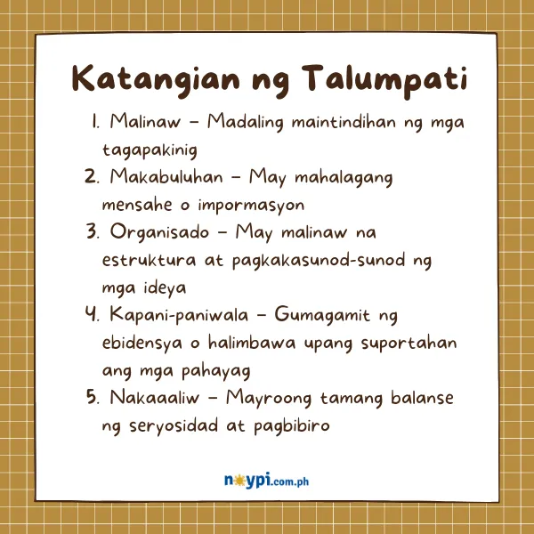 Talumpati Mga Uri Katangian Paano Gumawa Halimbawa Atbp 5142