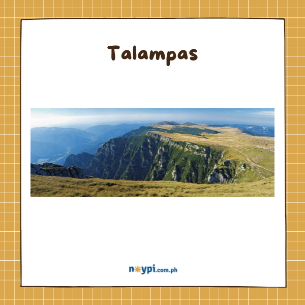 Anyong Lupa: Talampas