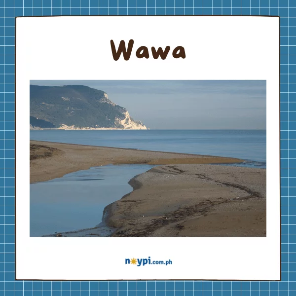 Anyong Tubig: Wawa