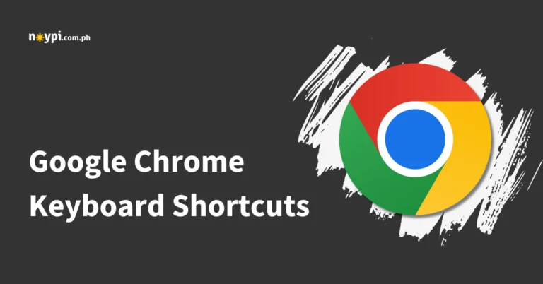 Google Chrome Keyboard Shortcuts