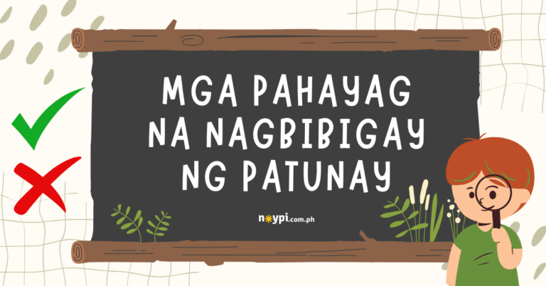 Mga Pahayag na Nagbibigay ng Patunay