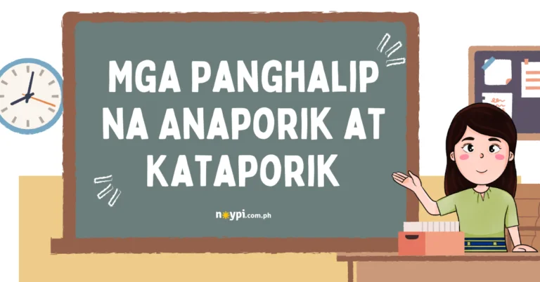 Mga Panghalip na Anaporik at Kataporik