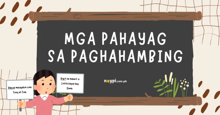 Mga Pahayag sa Paghahambing
