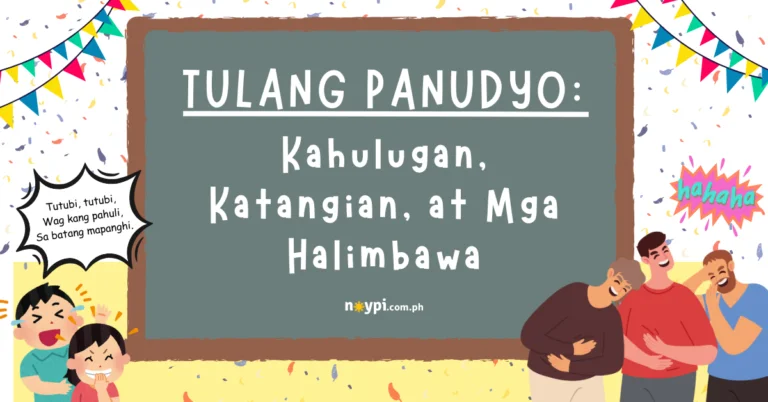 TULANG PANUDYO: Kahulugan, Katangian, at Mga Halimbawa